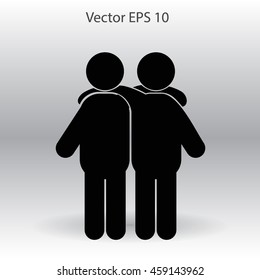 friendship vector icon