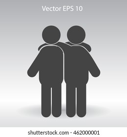 friendship vector icon