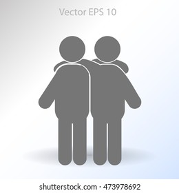 friendship vector icon