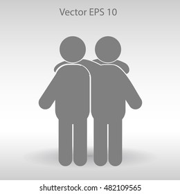 friendship vector icon