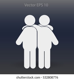 friendship vector icon