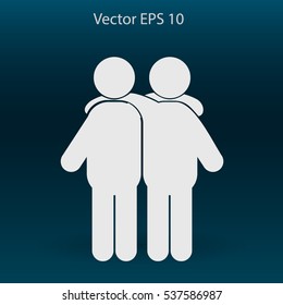 friendship vector icon