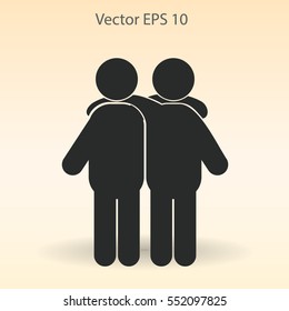 friendship vector icon