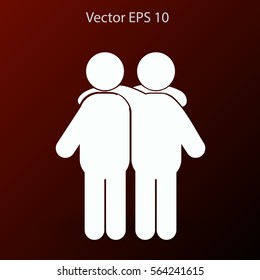 friendship vector icon