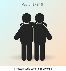 friendship vector icon