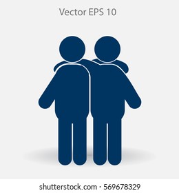 friendship vector icon