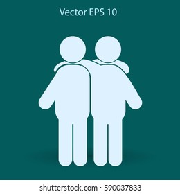 friendship vector icon