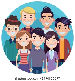Friendship vector made with Illustrator. Which is created based on Friendship Day