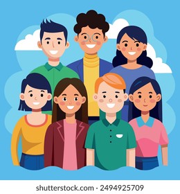 Friendship vector made with Illustrator. Which is created based on Friendship Day