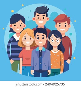 Friendship vector made with Illustrator. Which is created based on Friendship Day