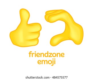 friendzone sign symbol emoji emoticon emotion relationship