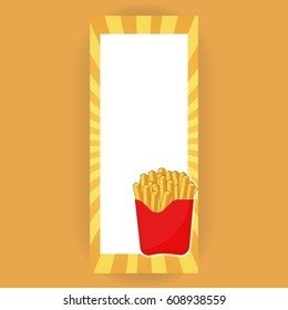 fries banner illustration