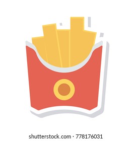 fries sticker icon 