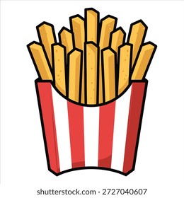 A fries vector illustration design art