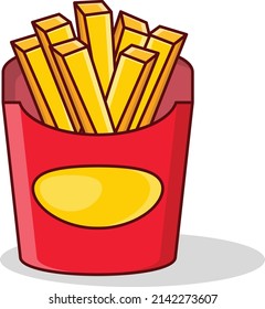 fries Vector illustration on a transparent background.Premium quality symmbols. vector line flat     icon for concept and graphic design.