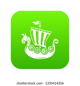 Frigate icon. Simple illustration of frigate vector icon for web