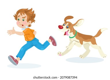 338 Boy dog scared Images, Stock Photos & Vectors | Shutterstock