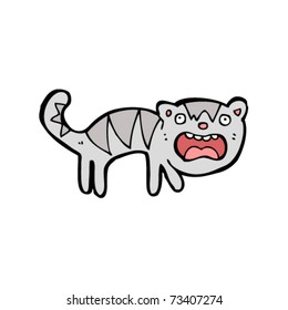 frightened cat cartoon