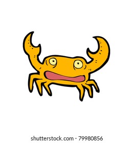 frightened crab cartoon