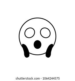 frightened icon. Detailed set of avatars of professions icons. Premium quality line graphic design. One of the collection icons for websites, web design, mobile app on white background