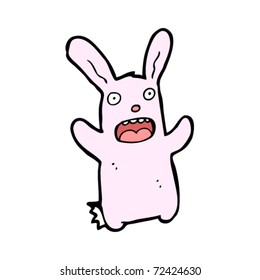 frightened rabbit cartoon
