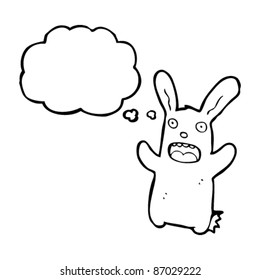 frightened rabbit cartoon