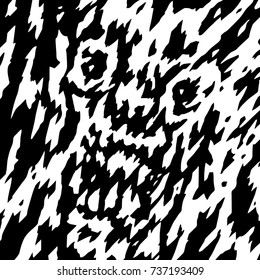 The frightening face of the demon's ghost. Vector illustration. Genre of horror. Scary character head for halloween.