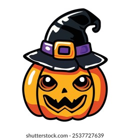 Assustador Halloween Pumpkin Vetor Clip Art para criações assustadoras