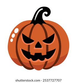 Assustador Halloween Pumpkin Vetor Clip Art para criações assustadoras