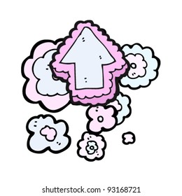 frilly arrow cartoon frilly arrow cartoon