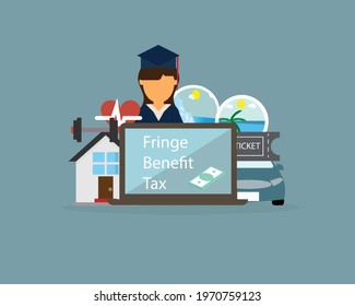 Fringe benefits tax (FBT) to pay with personal income tax on fringe benefits they receive