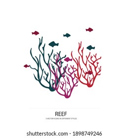 Fringing Reef Vector Type Icon