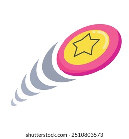 Frisbee icon clipart avatar logtotype isolated vector illustration