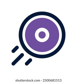 frisbee icon. vector dual tone icon for your website, mobile, presentation, and logo design.