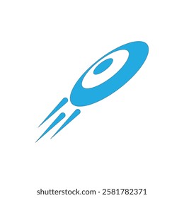 frisbee  logo icon illustration flat
