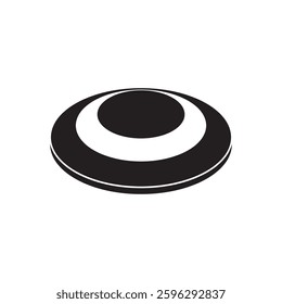 frisbee logo icon illustration flat