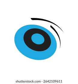 frisbee logo icon illustration flat