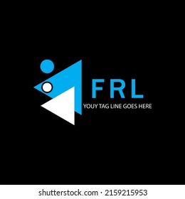 FRL letter logo creative design with vector graphic