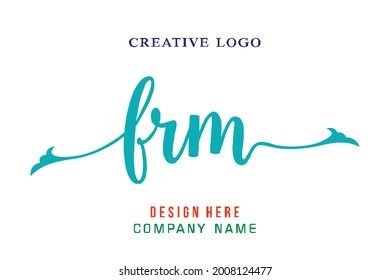 FRM lettering logo is simple, easy to understand and authoritative