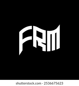 FRM logo design, FRM simple and modern logo. FRM luxurious alphabet design  