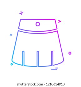 Frock icon design vector