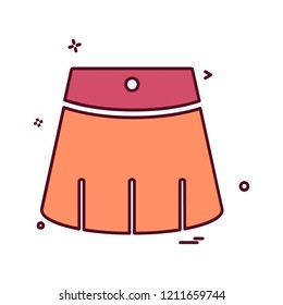 Frock icon design vector