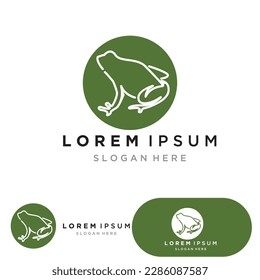 Frog Animals Logo And Symbol Vector