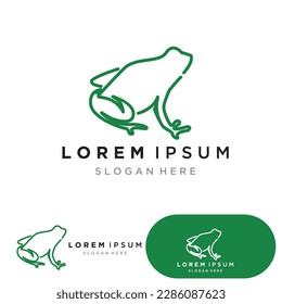 Frog Animals Logo And Symbol Vector