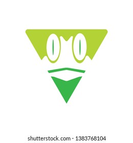 a frog application icon logo vector
