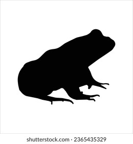 frog black icon stock illustration.