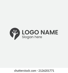 frog black silhouette white background isolated logo icon design vector illustration