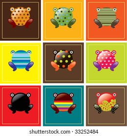 frog card collection