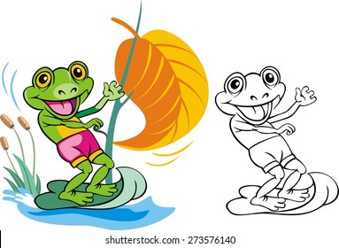 frog cartoon