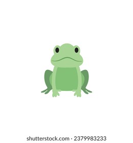 frog Cartoon Animal Vector Illustrations